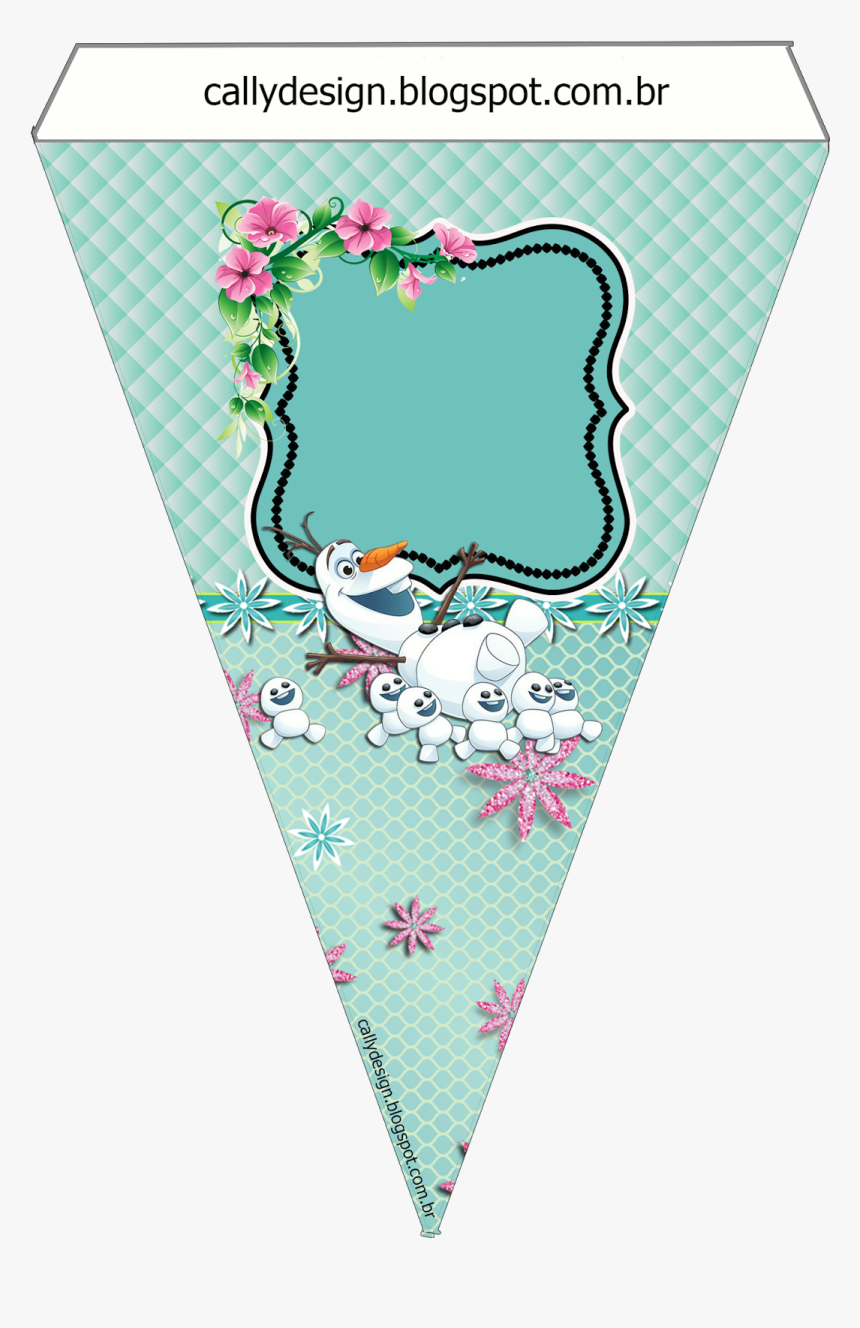 Transparent Frozen Fever Png - Banderines De Frozen Para Imprimir, Png Download, Free Download