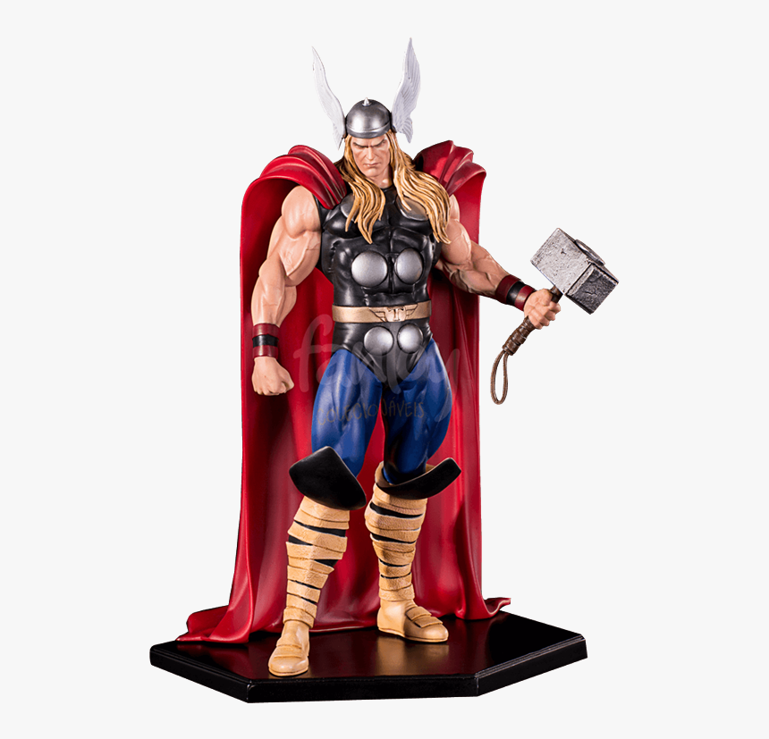 Thor 1 10 Statue Aus Marvel Comics 24 Cm Istho10 2 - Iron Studios Thor Comics, HD Png Download, Free Download