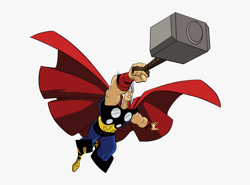 Thor Mighty Heroes Avengers Earth"s - Thor Clipart, HD Png Download, Free Download