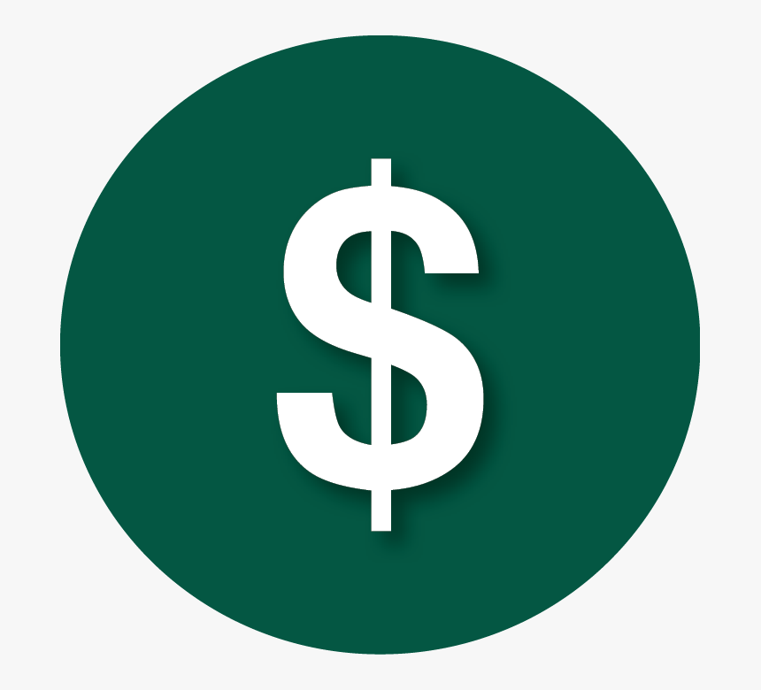 Img Of Dollar Sign - Cost White Icon Png, Transparent Png, Free Download