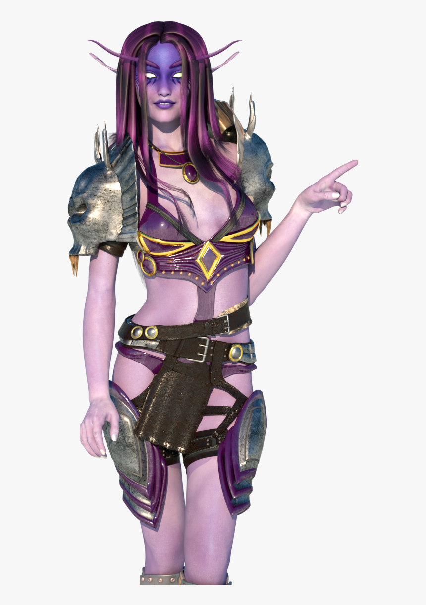 Hot Attack - Night Elf - Night Elf Png, Transparent Png, Free Download