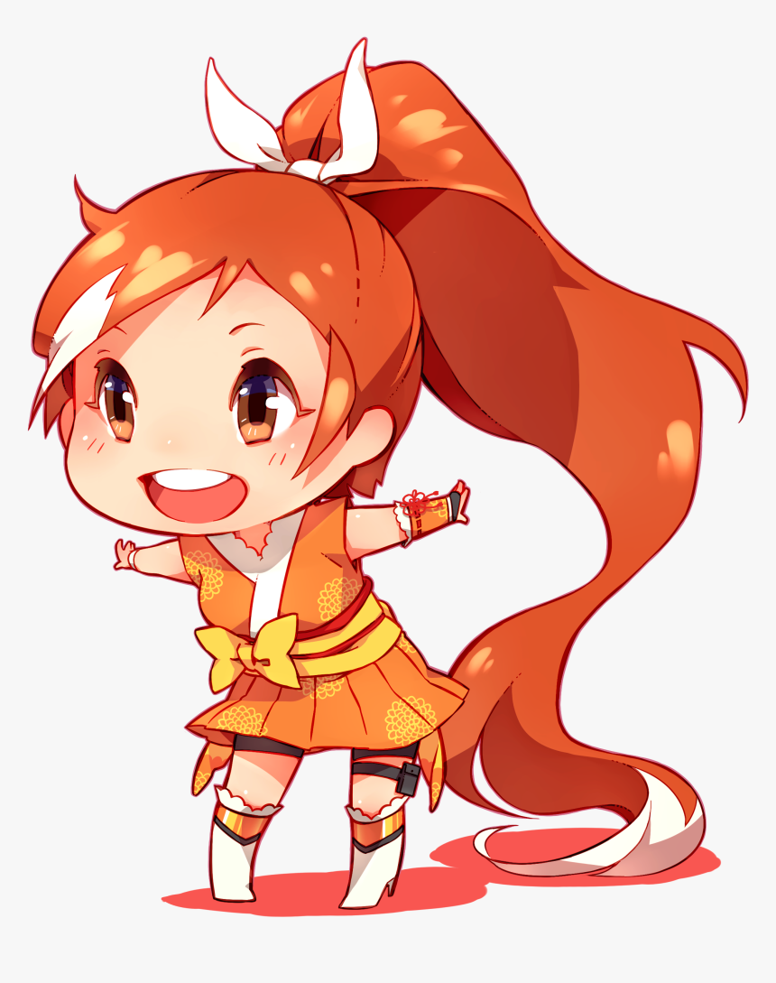 Crunchyroll Mascot Name , Png Download - Hime Crunchyroll, Transparent Png, Free Download