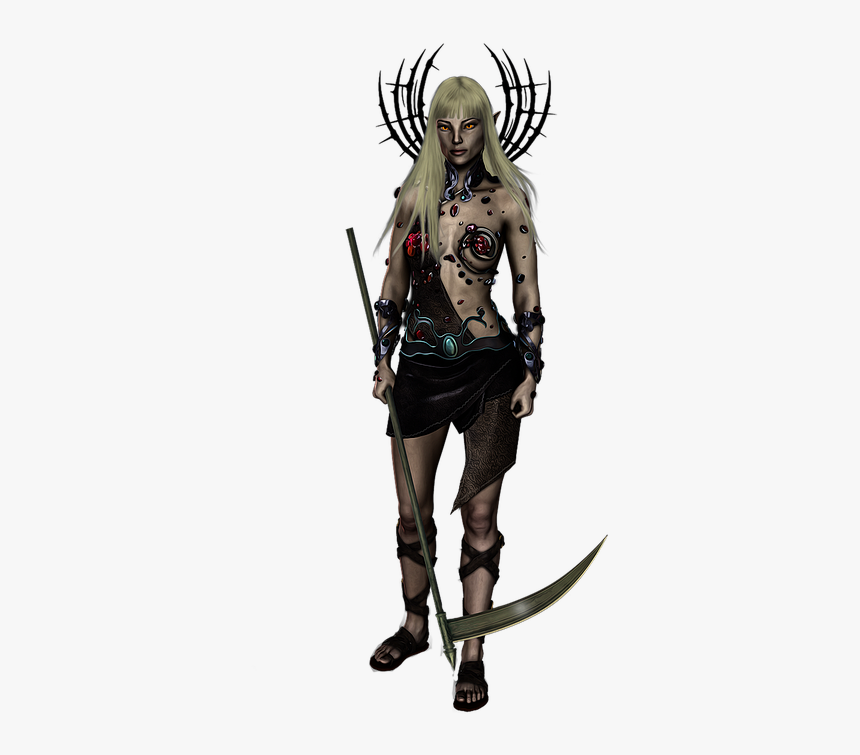 Fantasy, Female, Fantasy Character, Dark Elf - Female Dark Elf Png, Transparent Png, Free Download