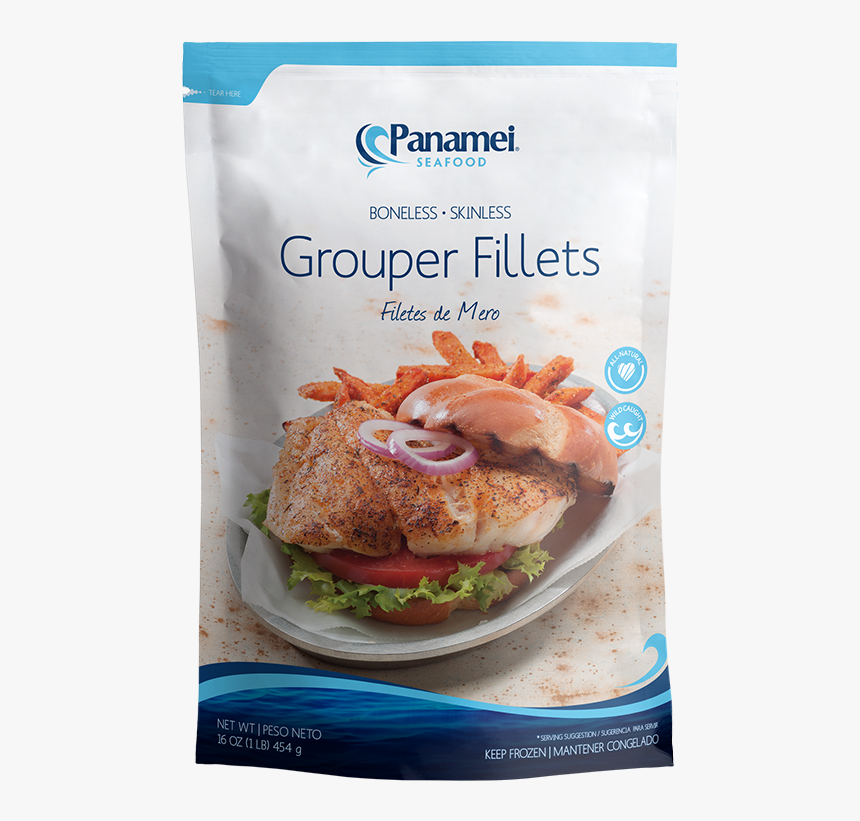 Grouper Fillets - Panamei Cooked Squid, HD Png Download, Free Download