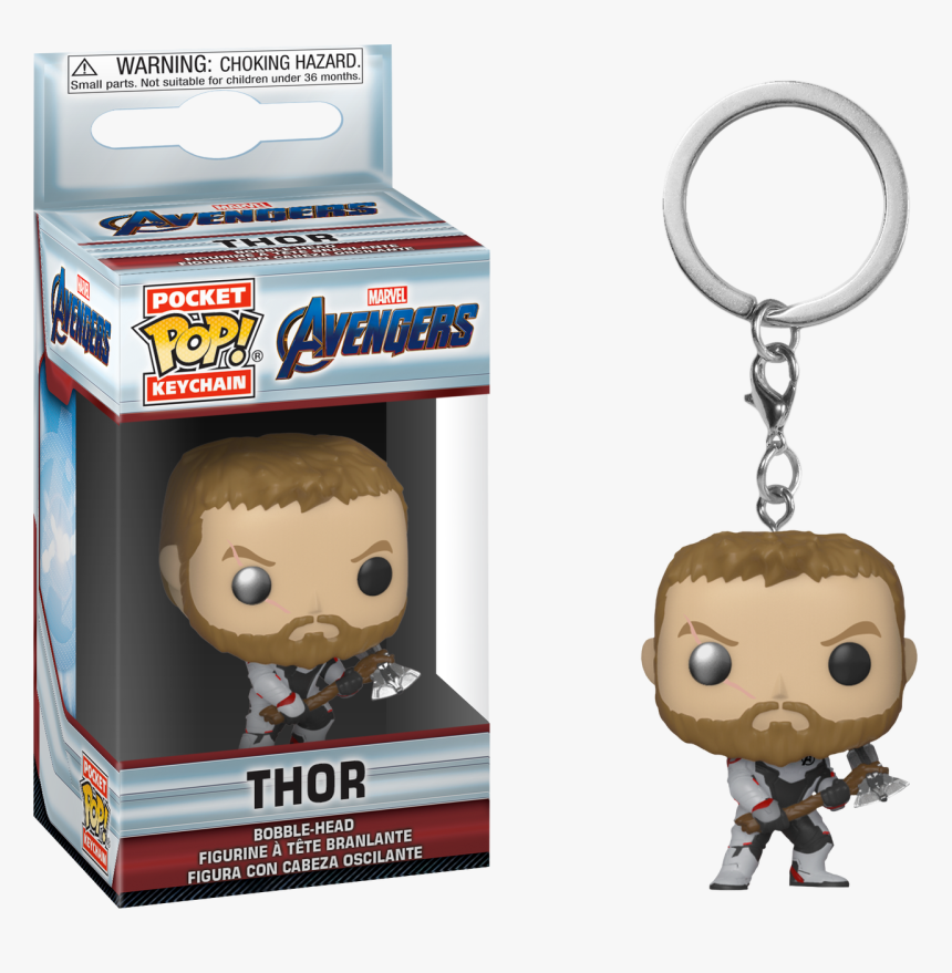 Thor Pocket Pop Vinyl Keychain - Avengers Endgame Funko Pop Keychain Thor, HD Png Download, Free Download