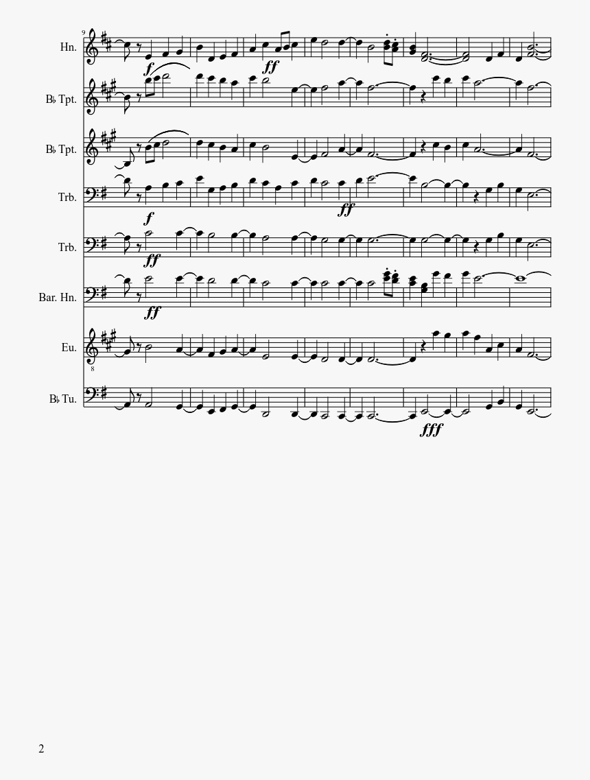 Uncharted 4 Nate's Theme Ноты, HD Png Download, Free Download