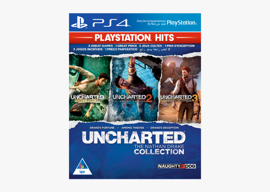 All Uncharted Games Ps4, HD Png Download, Free Download