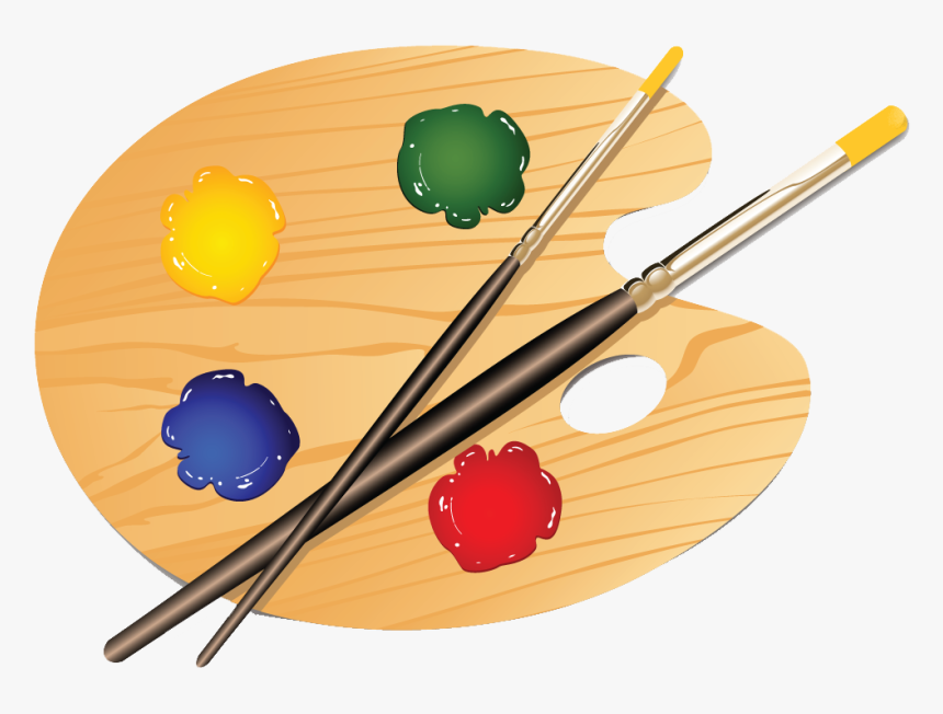 Palette Painting Clip Art - Art Clipart Transparent Background, HD ...