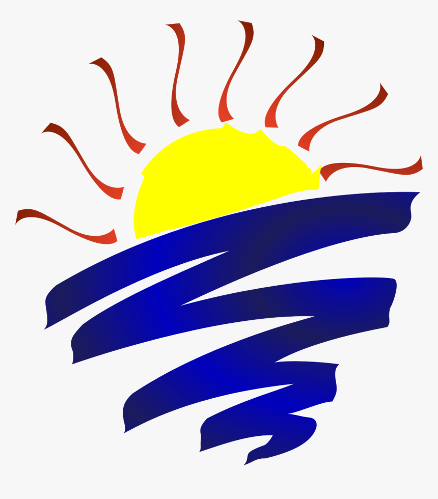 Sun Rise Set - Sunset Clipart Free, HD Png Download, Free Download