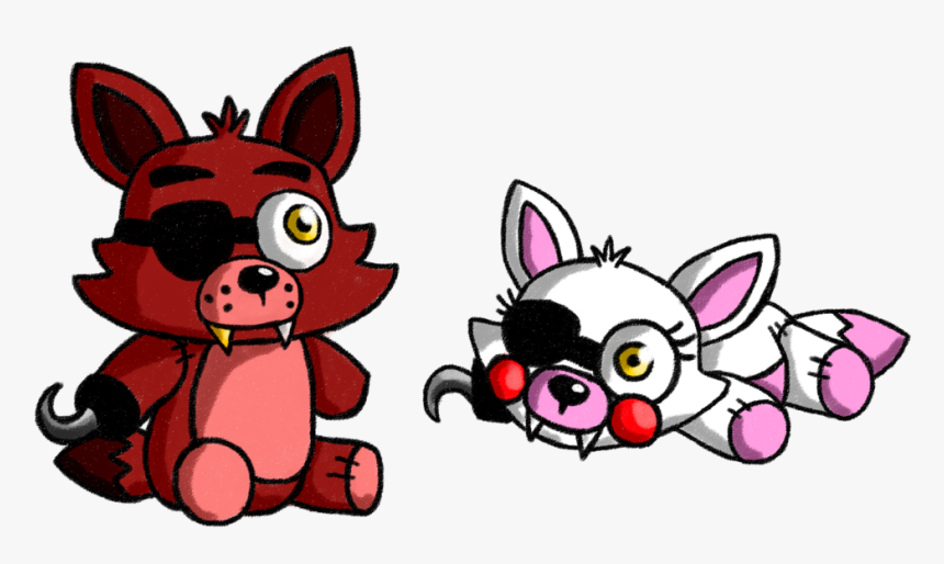 Awww - Plush Foxy And Mangle, HD Png Download, Free Download