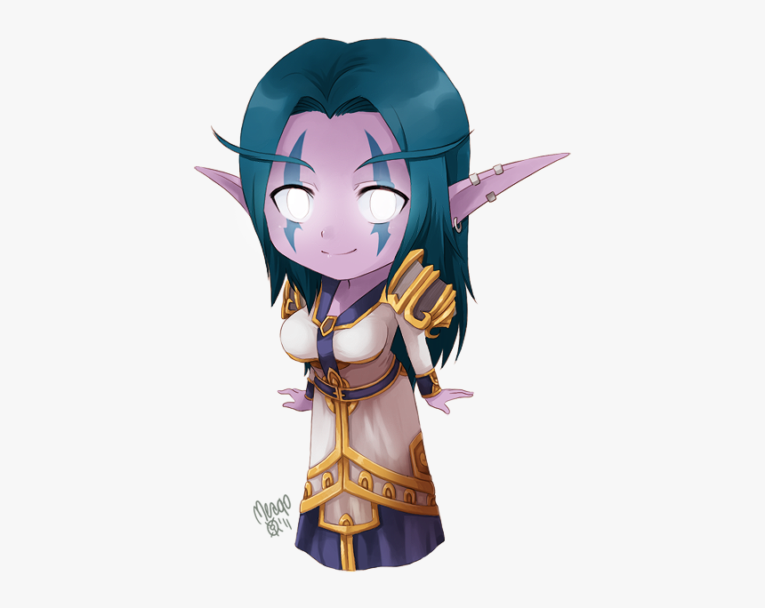 Kayuna Chibi - Cute Night Elf Drawing, HD Png Download, Free Download