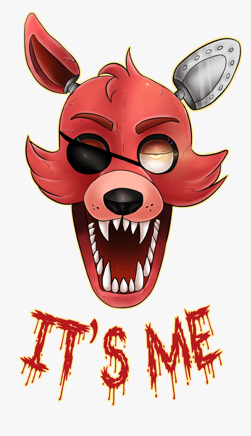 Desenho de Foxy de Five Nights at Freddy's pintado e colorido por Usuário  não registrado o dia 24 de Dezembro do 2019