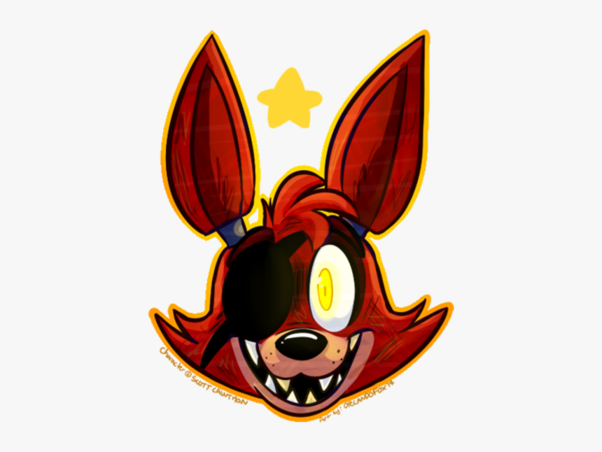 Foxy, Video Games, And Five Nights At Freddy"s Image - Fnaf Foxy Cute Head, HD Png Download, Free Download