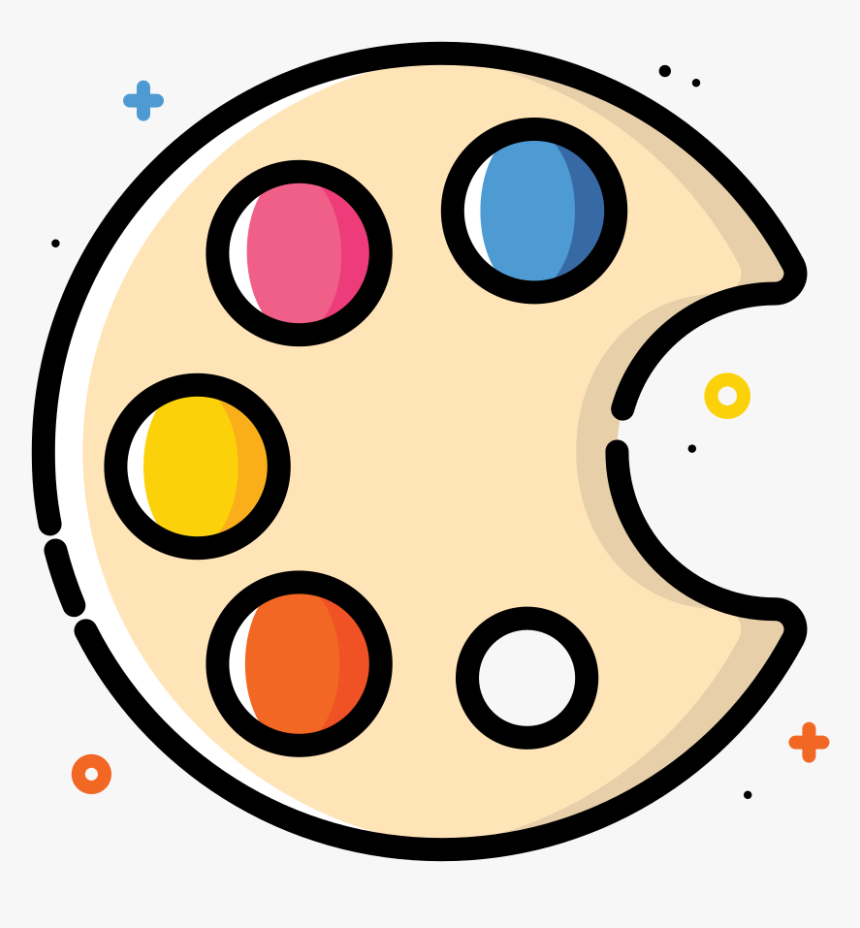 Painting Palette Icon - Paint Palette Icon Png, Transparent Png, Free Download