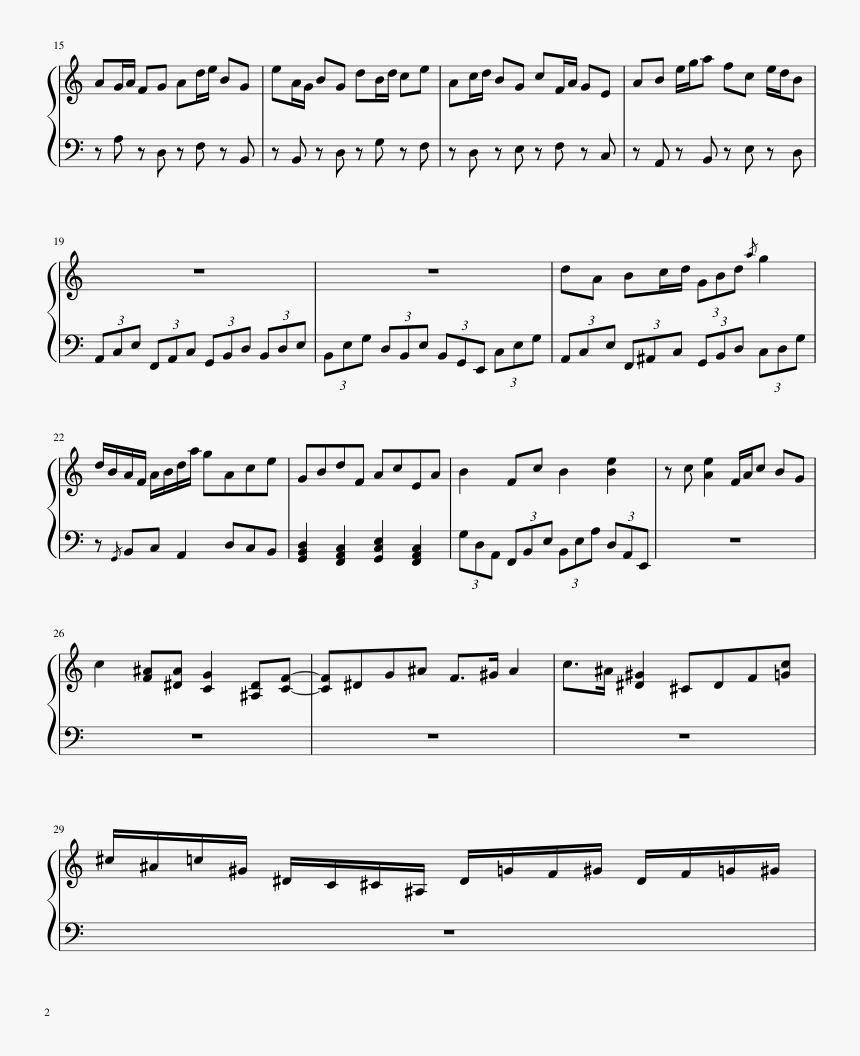 Easy Bts Piano Sheet Music, HD Png Download, Free Download