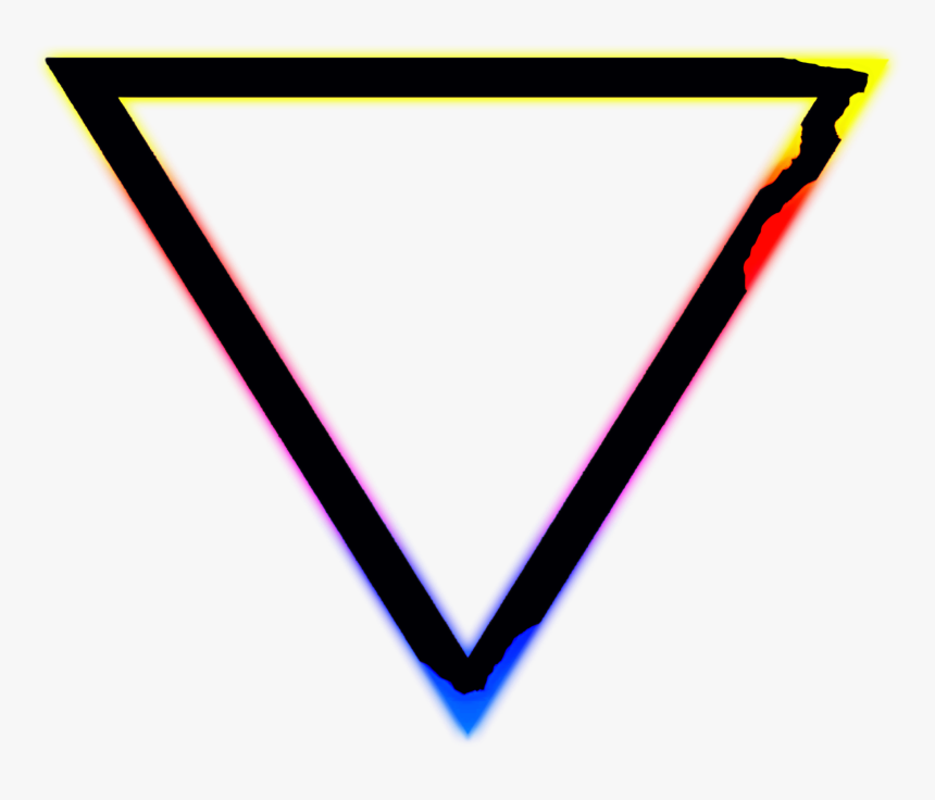 #triangle #hipster #black #rainbow #colorful #swag - Δρομοσ Προτεραιοτητασ, HD Png Download, Free Download