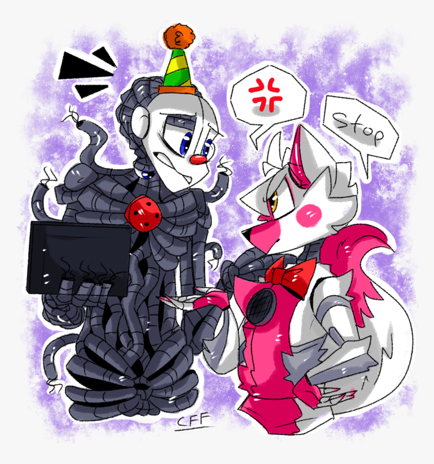 Transparent Five Nights At Freddy"s Foxy Png - Funtime Foxy X Funtime Freddy, Png Download, Free Download