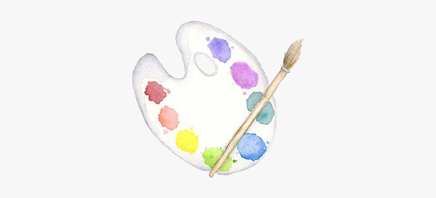 Watercolour Tumblr Paint Palette Hd Png Download Kindpng