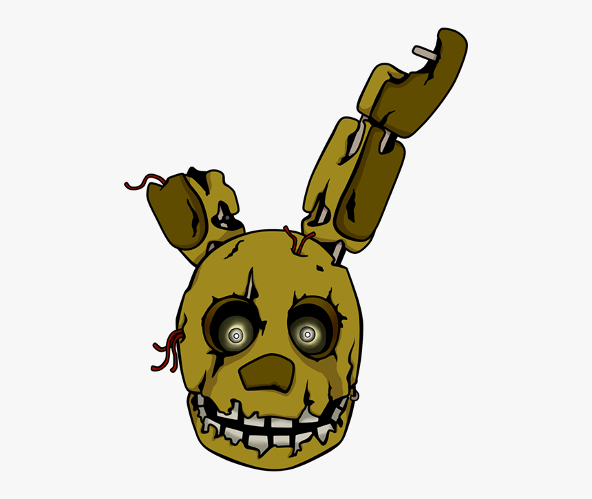 Five Nights At Freddy - Five Nights At Freddy's Springtrap Head, HD Png Download, Free Download