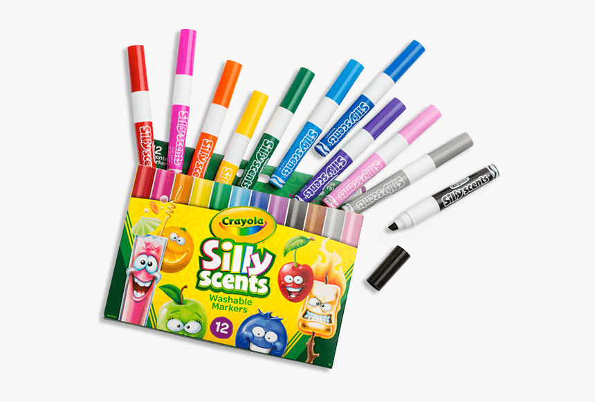 Crayola Sillyscents Markers Mobile - Crayola Markers Png, Transparent Png, Free Download