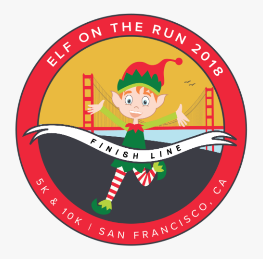 Elf On The Run 5k & 10k - Emblem, HD Png Download, Free Download