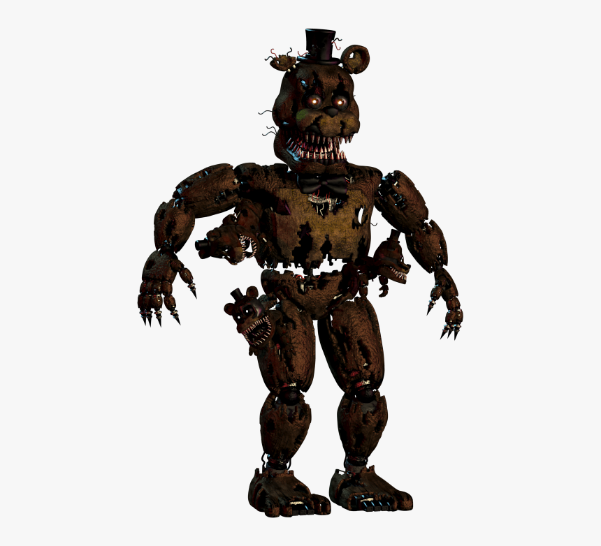 Nightmare Freddy - Fnaf Nightmare Freddy, HD Png Download, Free Download