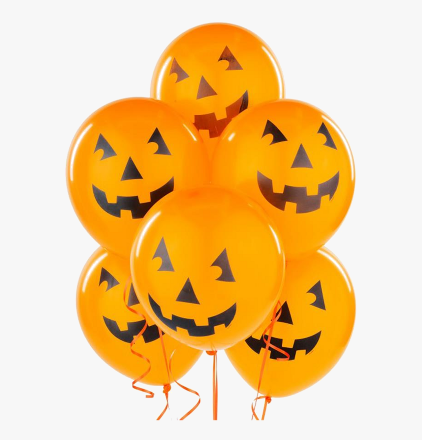 Orange Balloons Png - Halloween Balloon Clipart, Transparent Png, Free Download