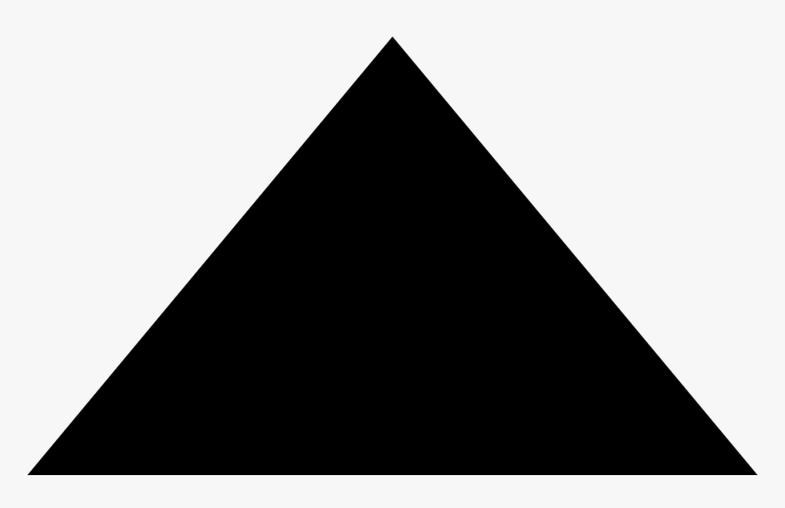 X Triangle Up - Large Black Triangle, HD Png Download, Free Download