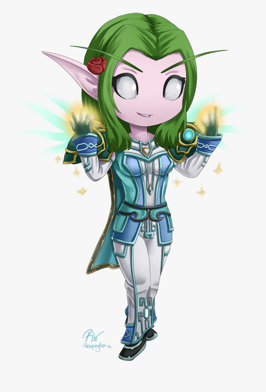 Chibi Night Elf Wow, HD Png Download, Free Download