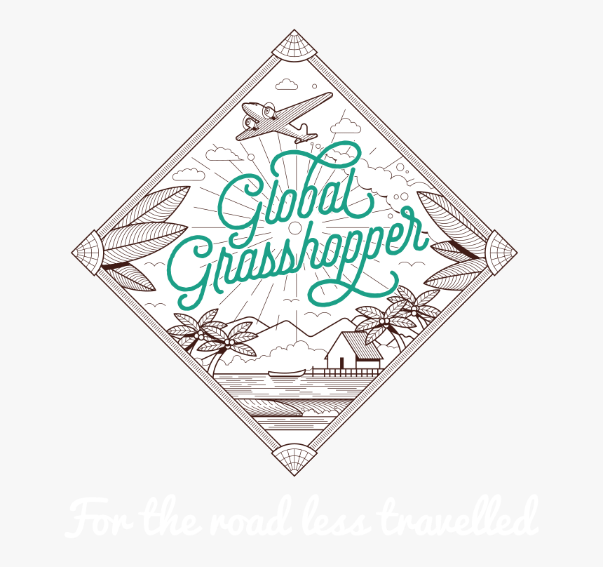 Global Grasshopper Travel Inspiration For The Road - Triangle, HD Png Download, Free Download