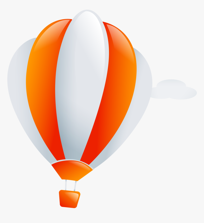 Balloon - Cartoon Picture Of Parachute, HD Png Download, Free Download