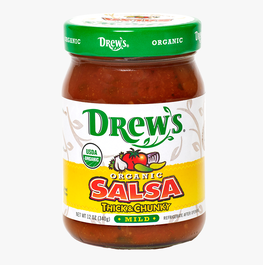 Drew"s Organic Mild Salsa - Chutney, HD Png Download, Free Download