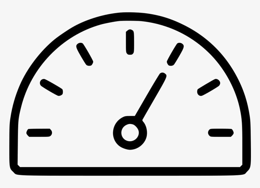 Gauge Dash Dashboard Speed Widget Performance - Transparent Background Time Icon, HD Png Download, Free Download