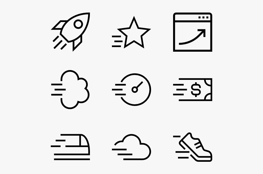 Speed - Tech Icon Vector, HD Png Download, Free Download