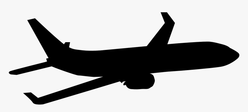 Airplane Aircraft Silhouette Clip Art - Transparent Plane Vector Png, Png Download, Free Download
