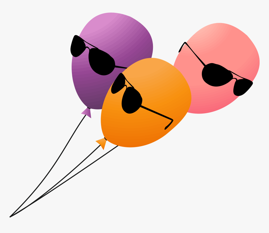 Funny Serious Balloons Clip Arts - Fun Clip Art Png, Transparent Png, Free Download