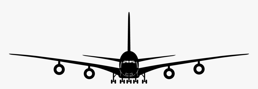 Transparent Airplane Clipart Vector - Airplane Front Vector Png, Png Download, Free Download