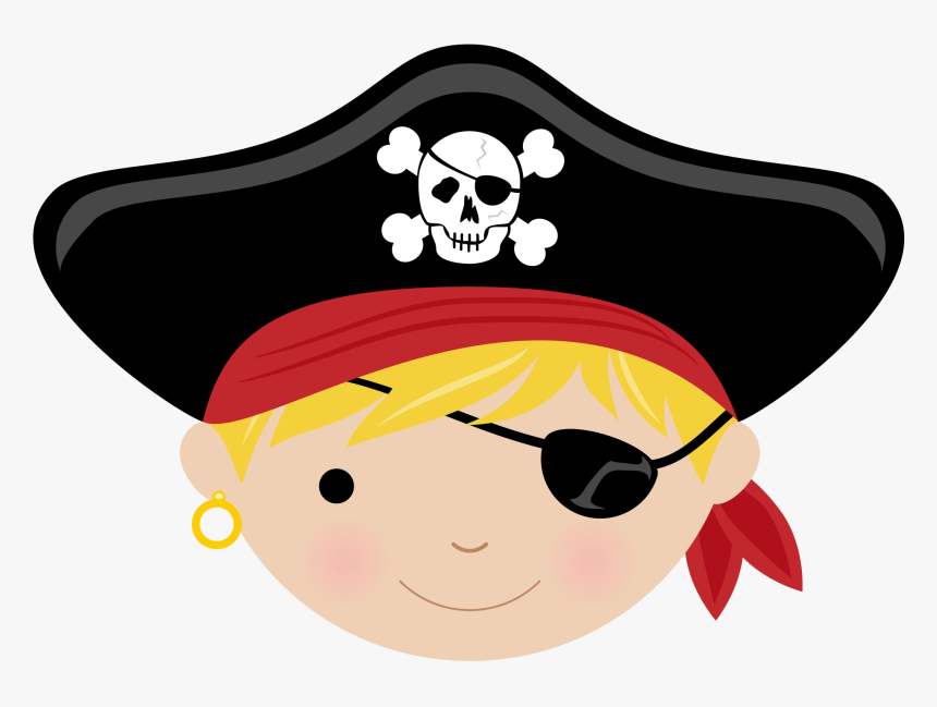 Girl Pirate Eye Patch Cartoon, HD Png Download, Free Download