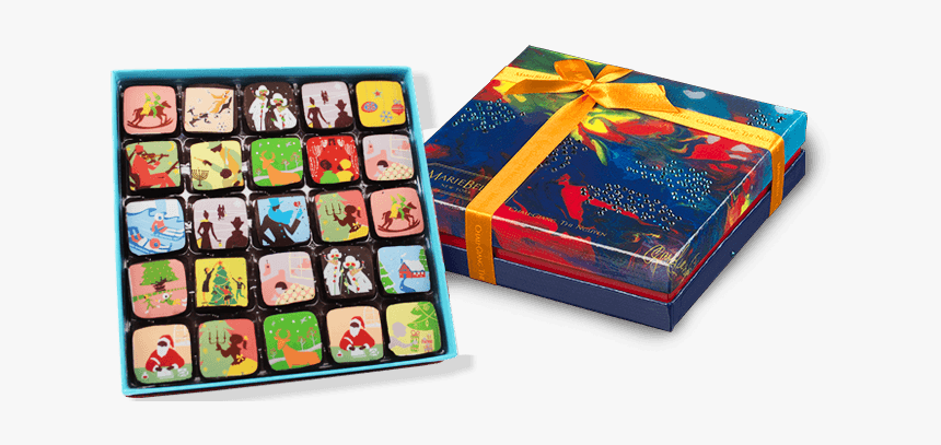 25 Piece River Of Diamonds Holiday Ganache Box - Mario, HD Png Download, Free Download