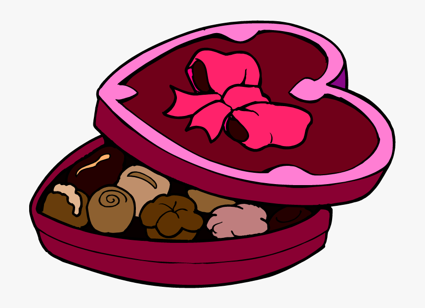 Clip Art Free Images - Valentine Chocolate Clipart, HD Png Download, Free Download