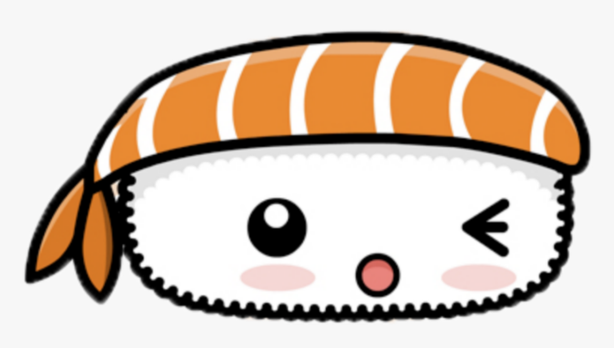 #kawaii #fish #pirate #face #eyes - Kawaii Sushi, HD Png Download, Free Download