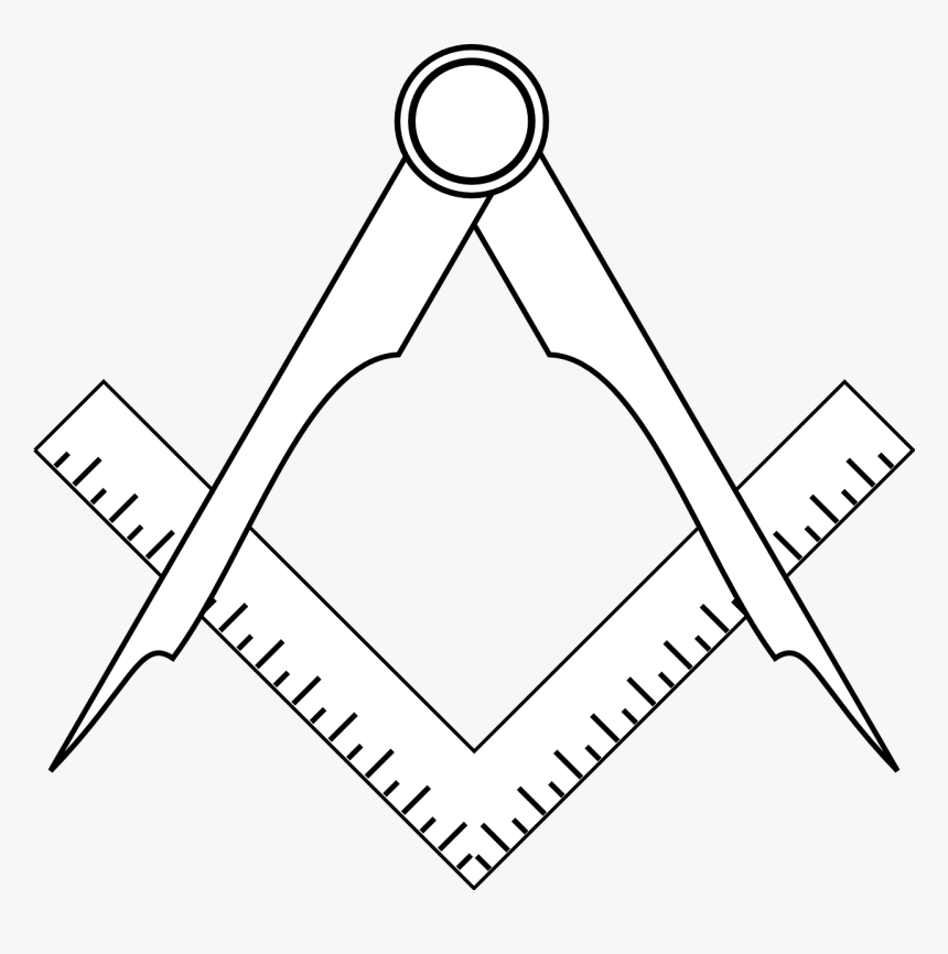 Square And Compasses Large, HD Png Download, Free Download