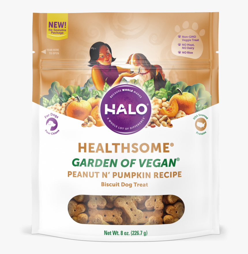 Halo Healthsome Vegan With Peanut "n Pumpkin Flavored - Veganism, HD Png Download, Free Download