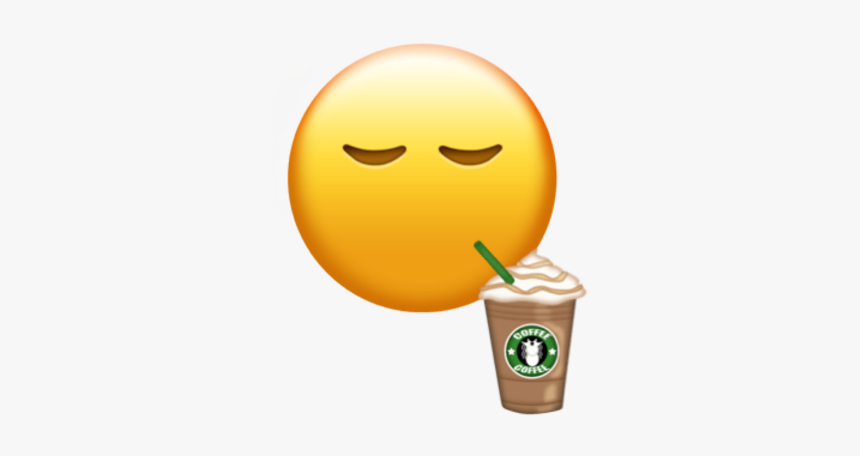 #emoji #starbucks #iphoneemoji #freetoedit - Smiley, HD Png Download, Free Download