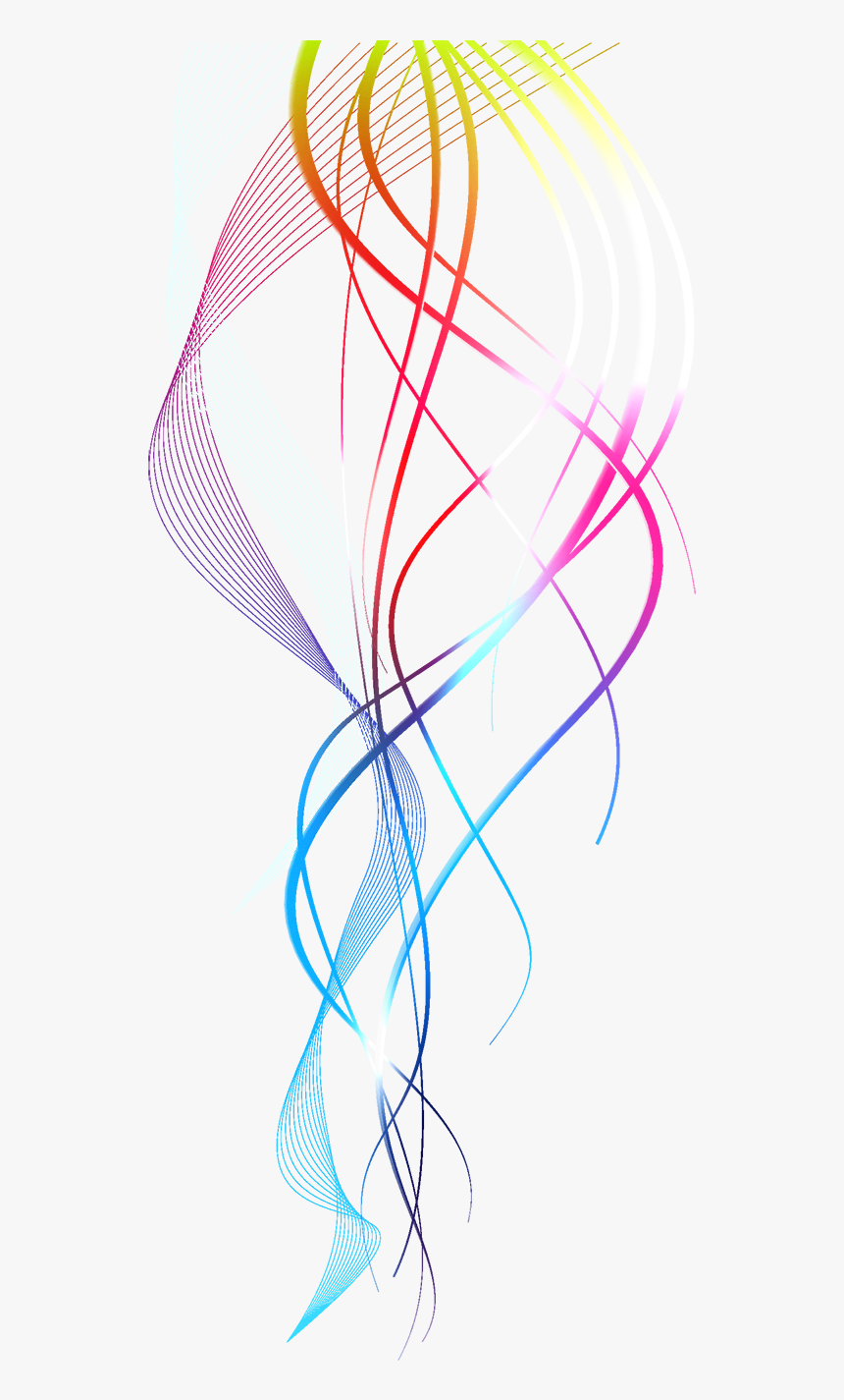 Line Clip Art - Transparent Coloured Lines Png, Png Download, Free Download