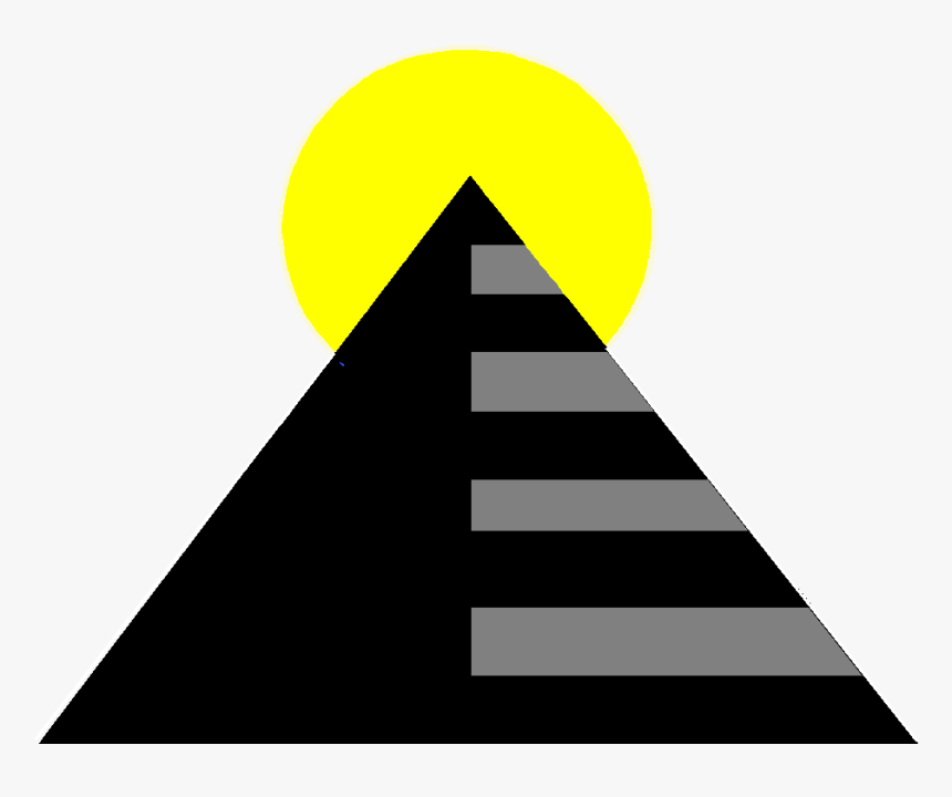 Logos - Pyramid - Pyramid And Sun Symbol, HD Png Download, Free Download