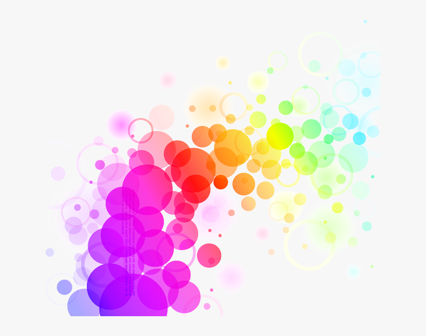 Abstract Colors Png File - Colorful Dots Vector, Transparent Png, Free Download