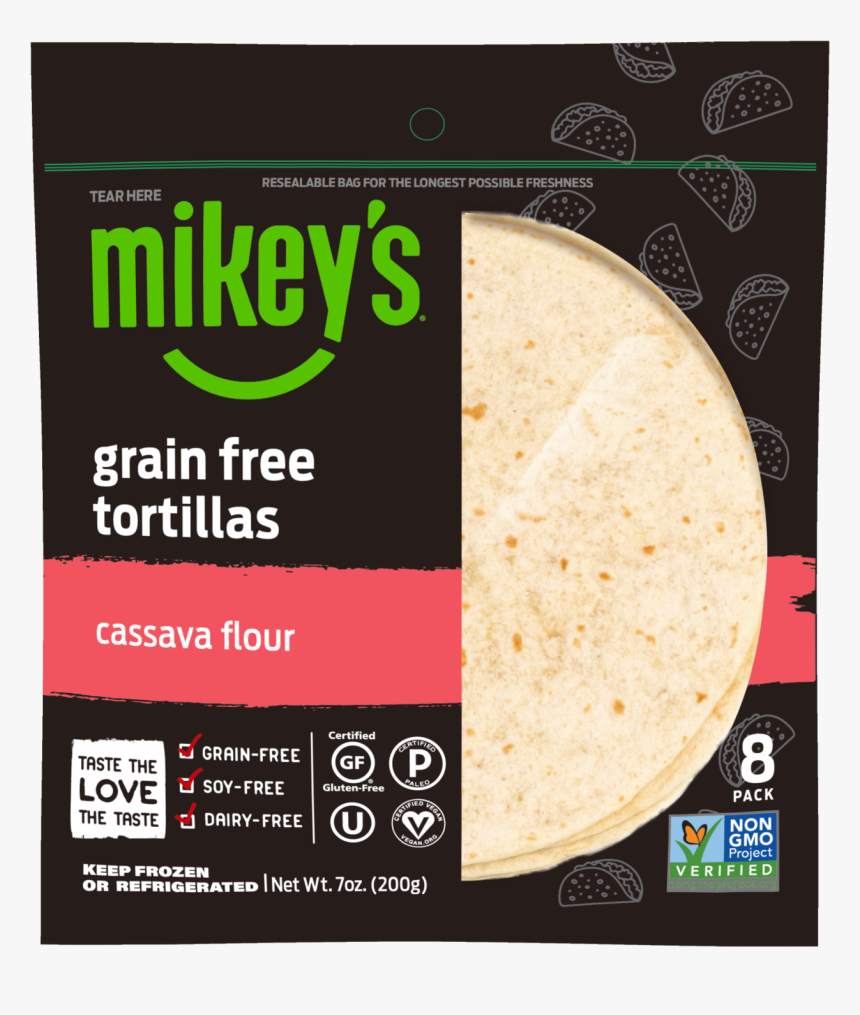 Mikey's Grain Free Tortillas, HD Png Download, Free Download