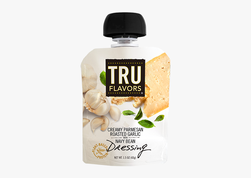 Tru Flavors Dressings Creamy Parmesan With Navy Bean - Garlic, HD Png Download, Free Download