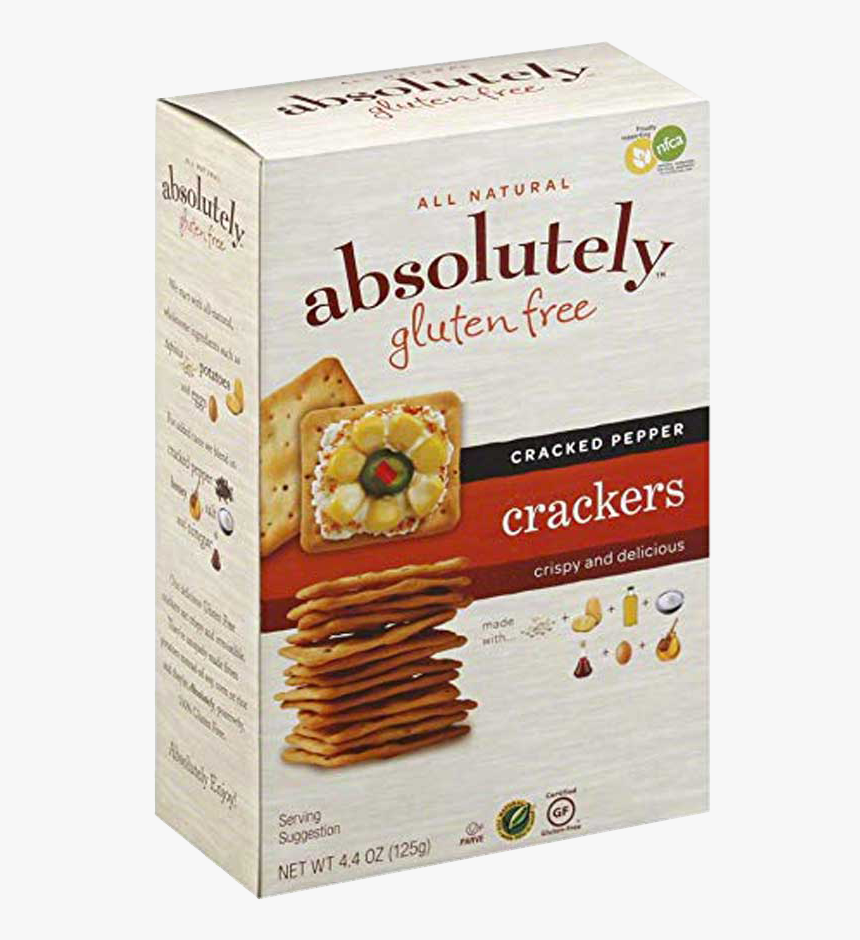 Absolutely Gluten Free Cracked Pepper Crackers, HD Png Download, Free Download
